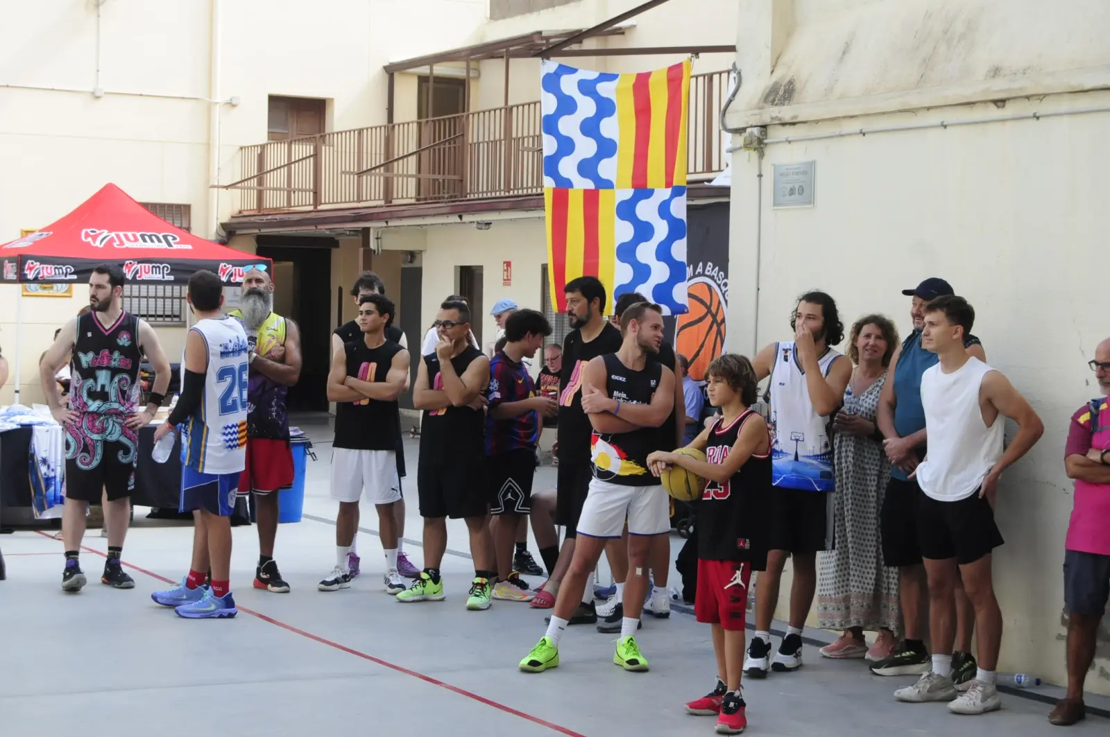 Públic seguint els partits del torneig