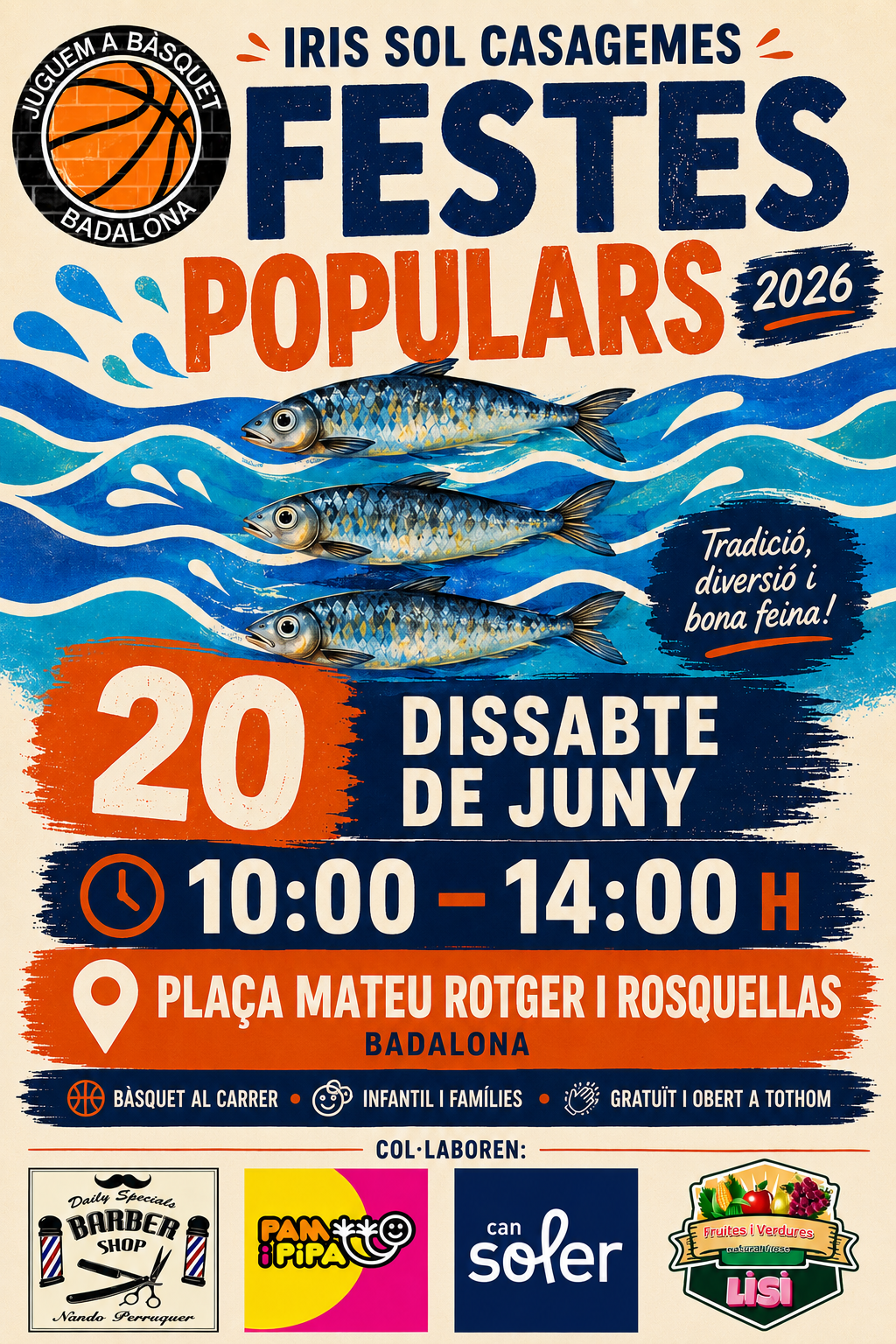 Juguem a Bàsquet a Casagemes · Festes Iris-Sol-Casagemes 2026