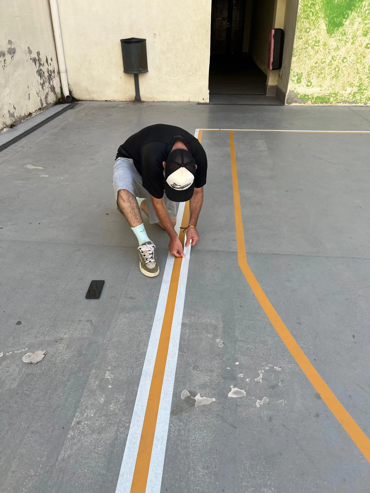 Arranjament i pintura de la pista dels Carmelites