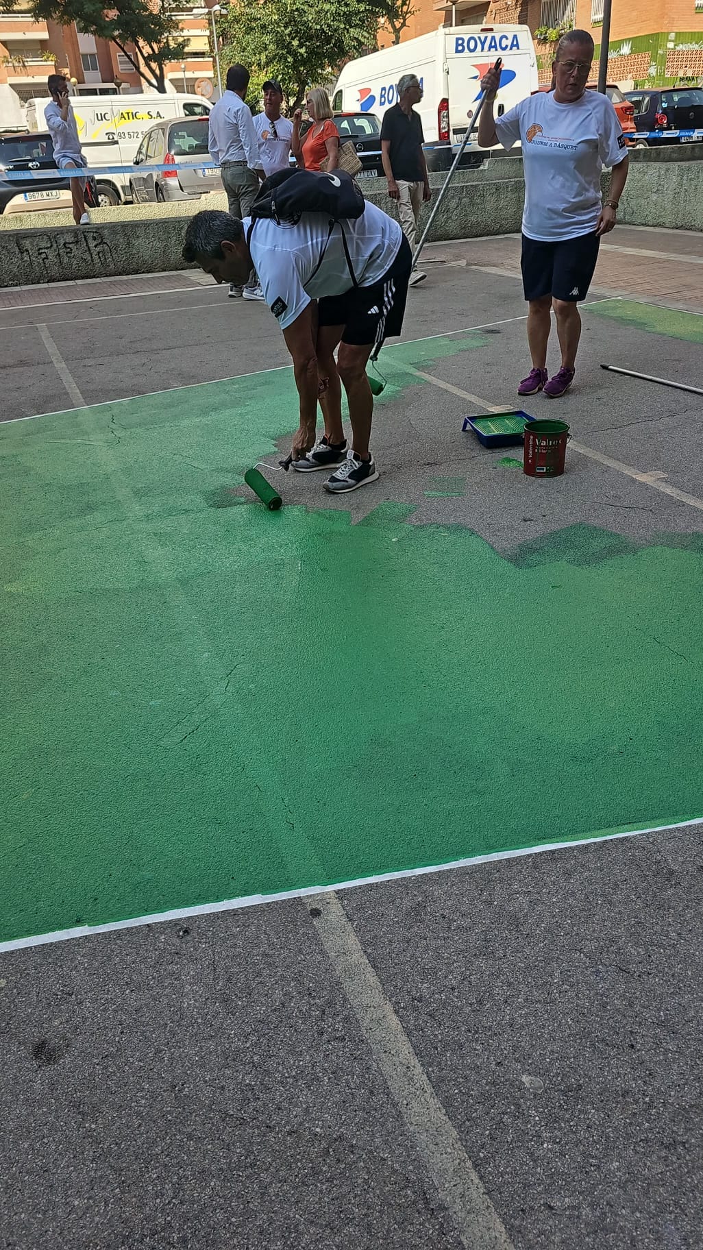 Pintada pista Nova Lloreda Sud